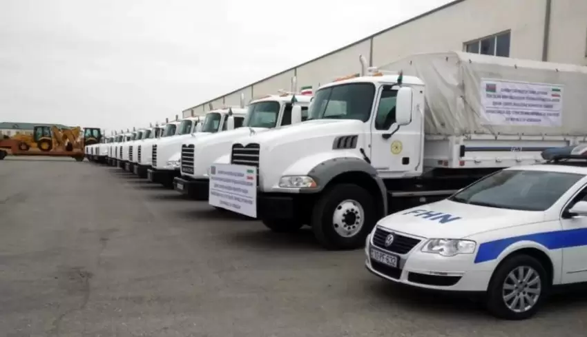 Azərbaycan Prezidentinin tapşırığı ilə İrana humanitar yardım yola salınıb